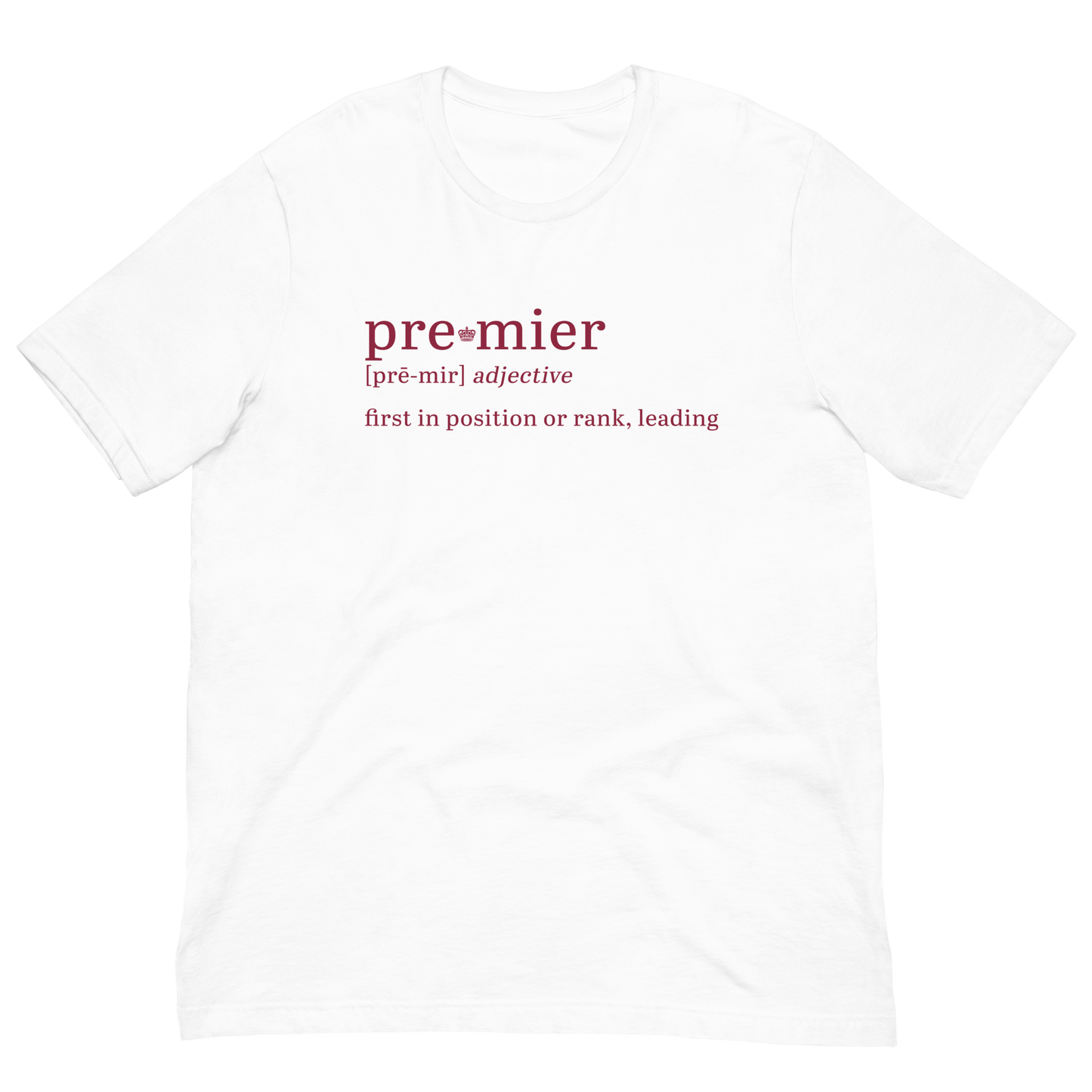 Definition Tee - Adult White