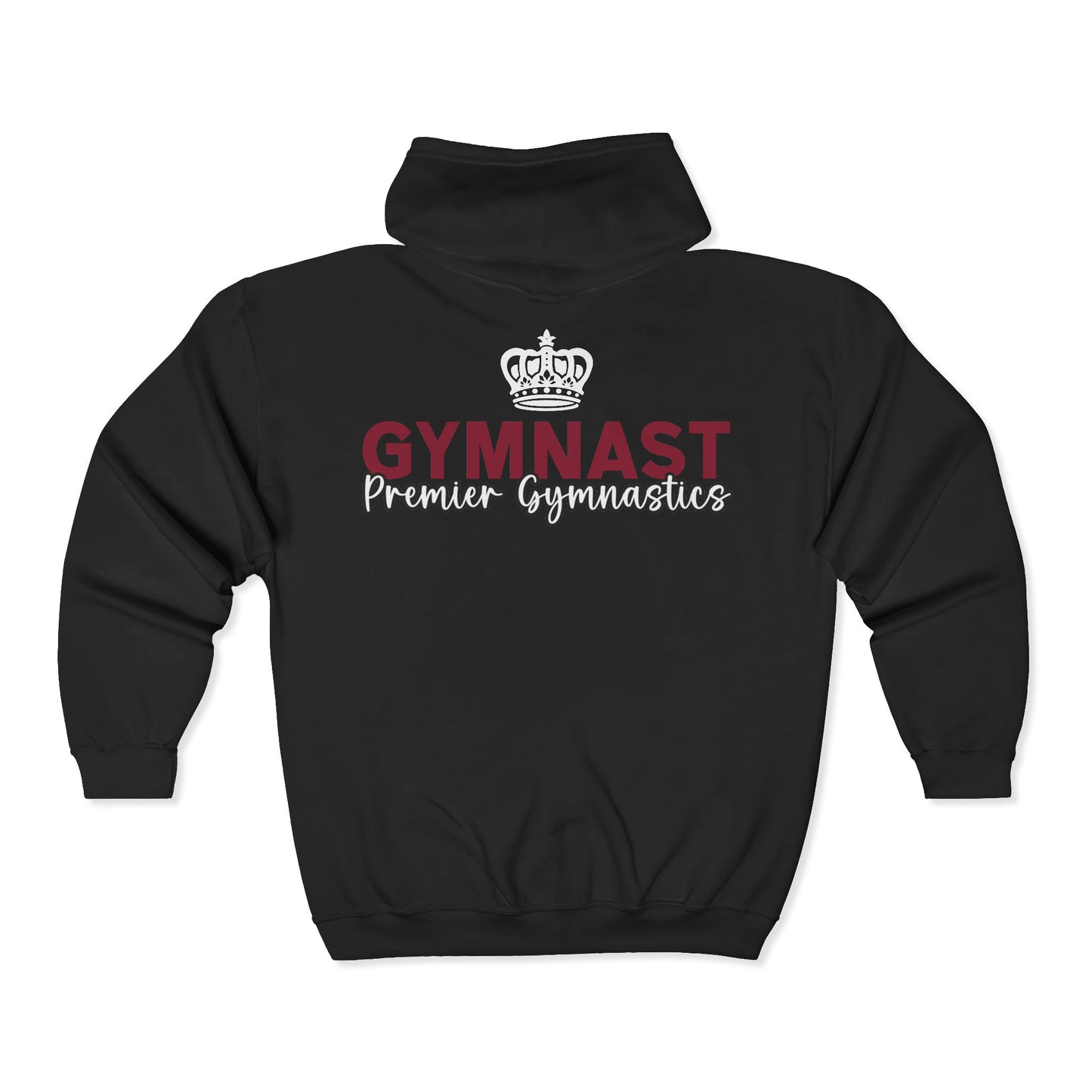 Gymnast Personalized Full-Zip Hoodie - Adult