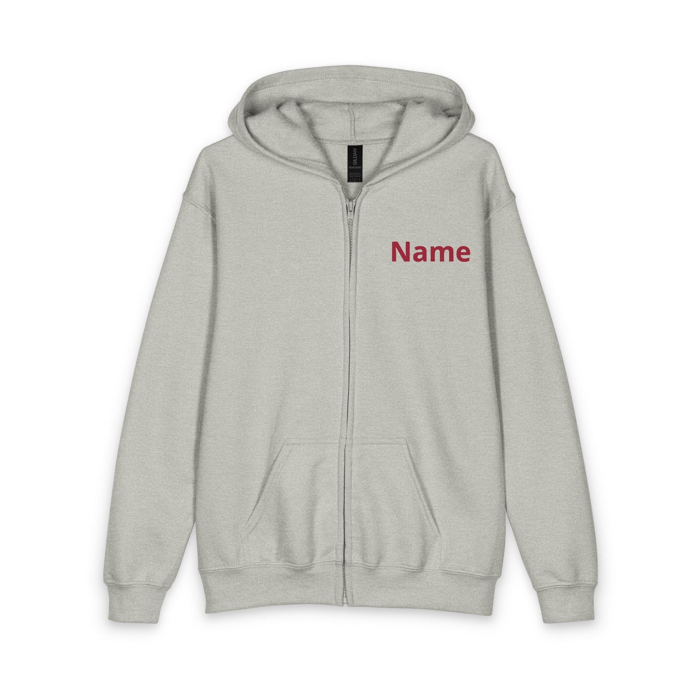 Gymnast Personalized Full-Zip Hoodie - Youth
