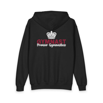 Gymnast Personalized Full-Zip Hoodie - Youth