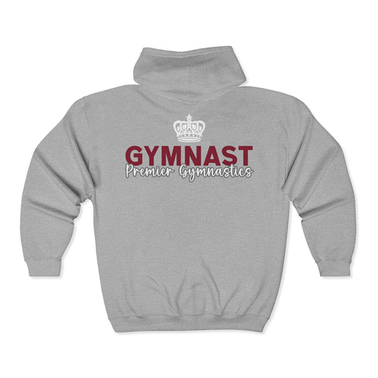 Gymnast Personalized Full-Zip Hoodie - Adult