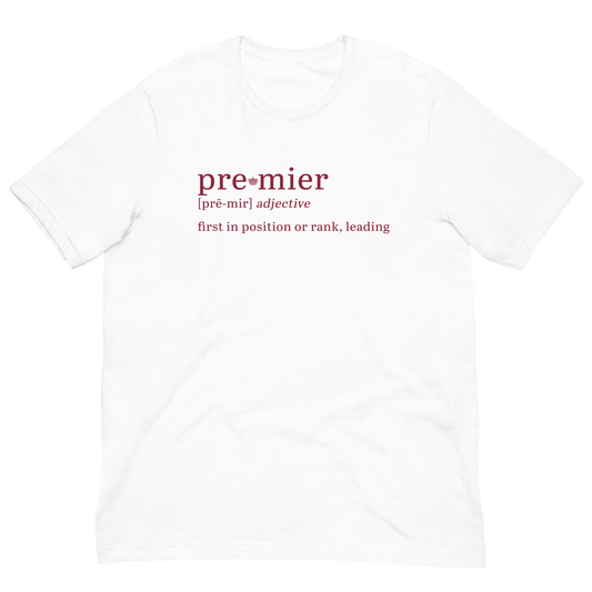 Definition Tee - Adult White